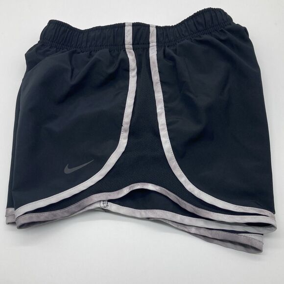 Nike Womens XS Dri-Fit Running Shorts Lined Drawstring 3” Inseam Lot Of 2 Black - Picture 5 of 12